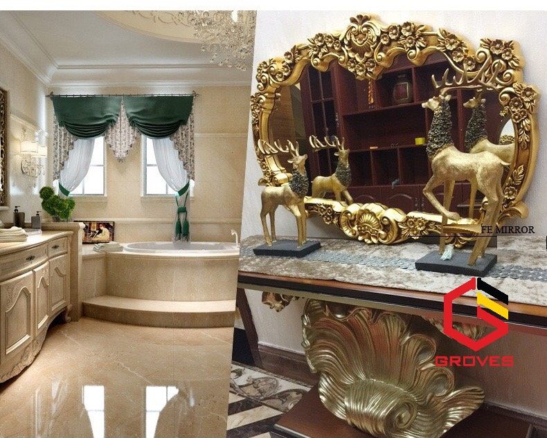 Gương tân cổ điển cao cấp GROVES GGPU 820 (78 x 115 cm)