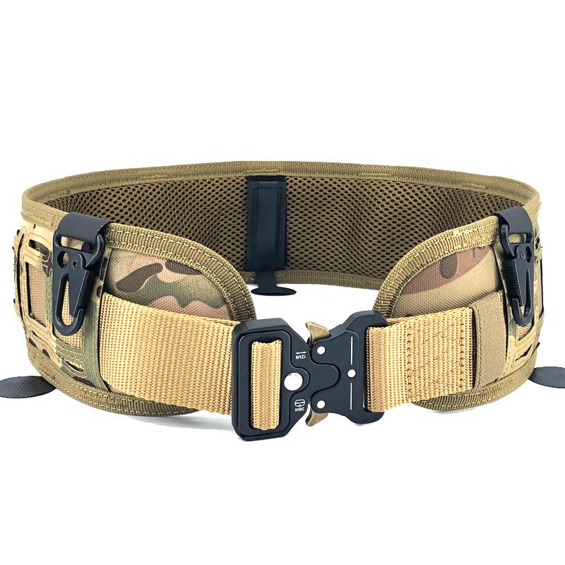 Chiến Thuật Airsoft Đai Quân Sự Quân Đội Chiến Đấu Trận Dây Gear Nam Huấn Luyện Săn Bắn Khóa Nhanh Nylon Molle Dây Lưng