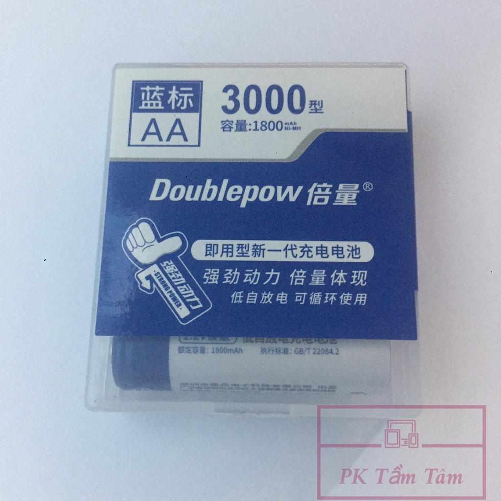 Pin sạc AA KTV3000 Dowblepow 4 Viên Kèm Hộp Dùng Micro Không Dây, Máy Ảnh, Đồng Hồ, Đồ Chơi Cao Cấp...