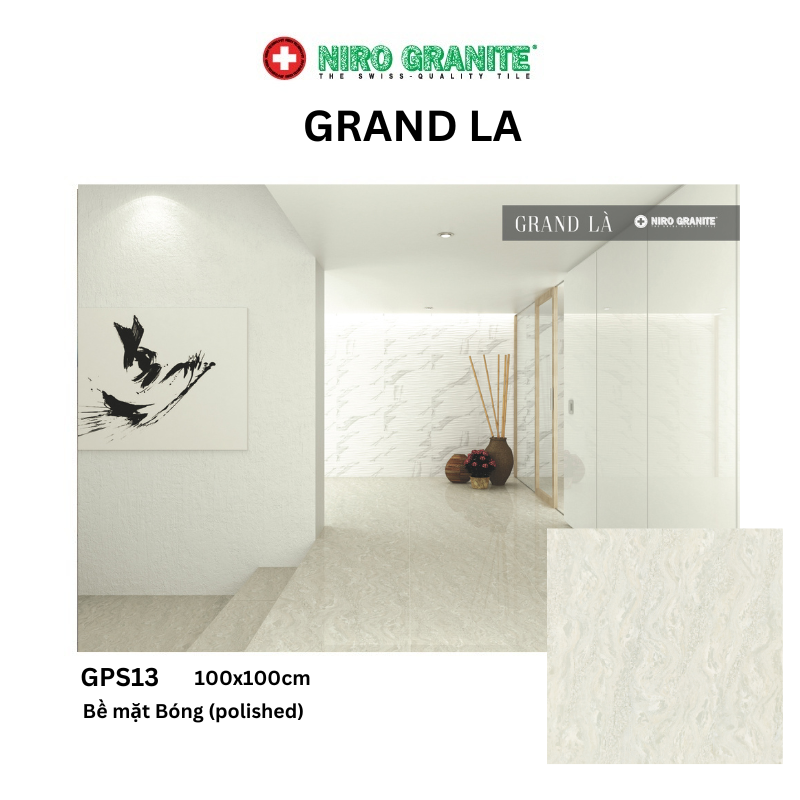 Gạch NIRO GRANITE GPS13 GRAND LA - 100x100cm - 2 viên/thùng(2m2)
