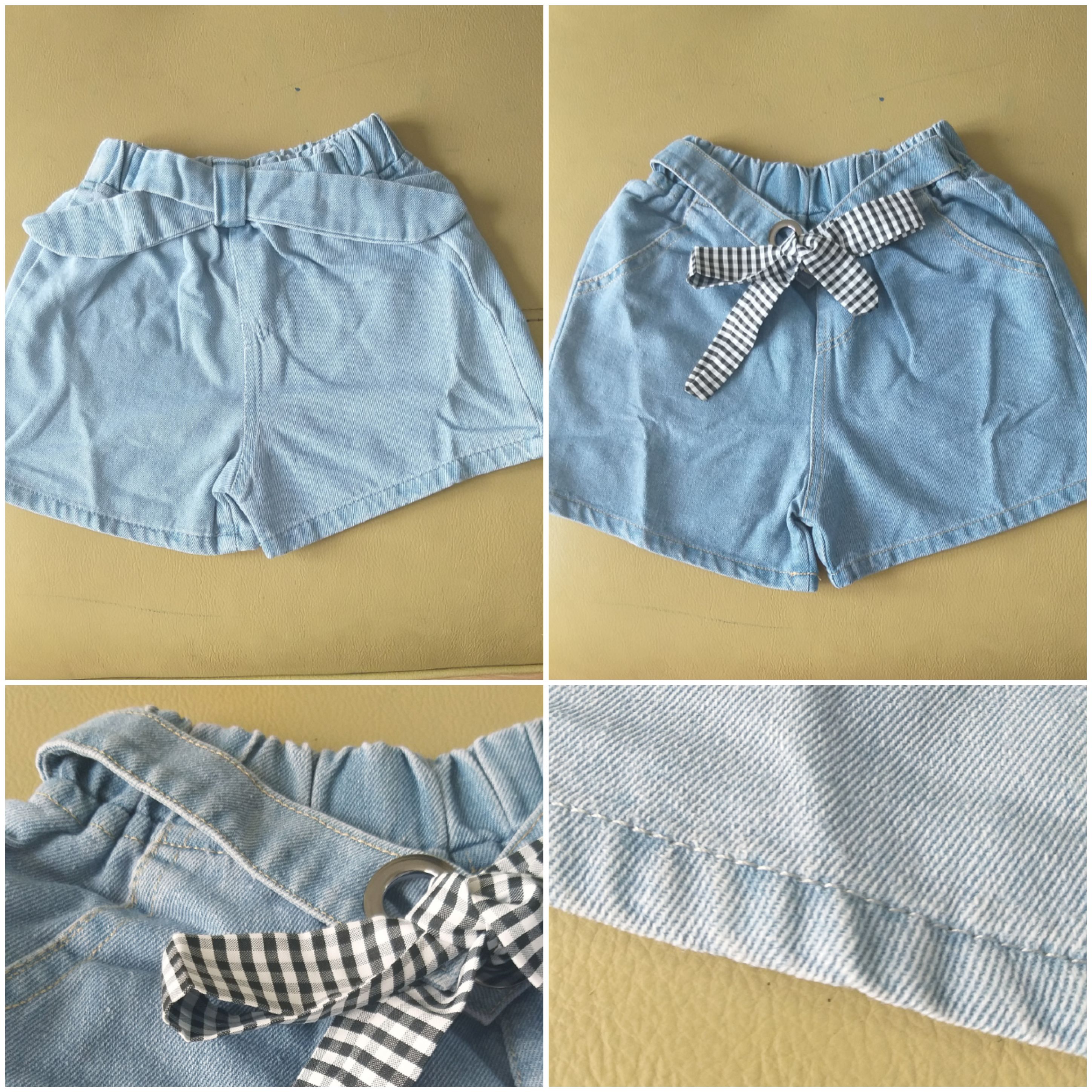 Quần sooc jeans size đại cho bé gái 22-40kg