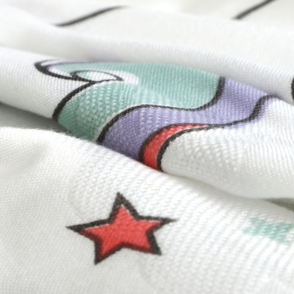 Chăn đũi cho bé từ sơ sinh đến tiểu học chất liệu sợi tre thiên nhiên và sợi Cotton, loại siêu mềm mịn, KT: 110x110cm, Bamboo Home - hàng chính hãng BBH09
