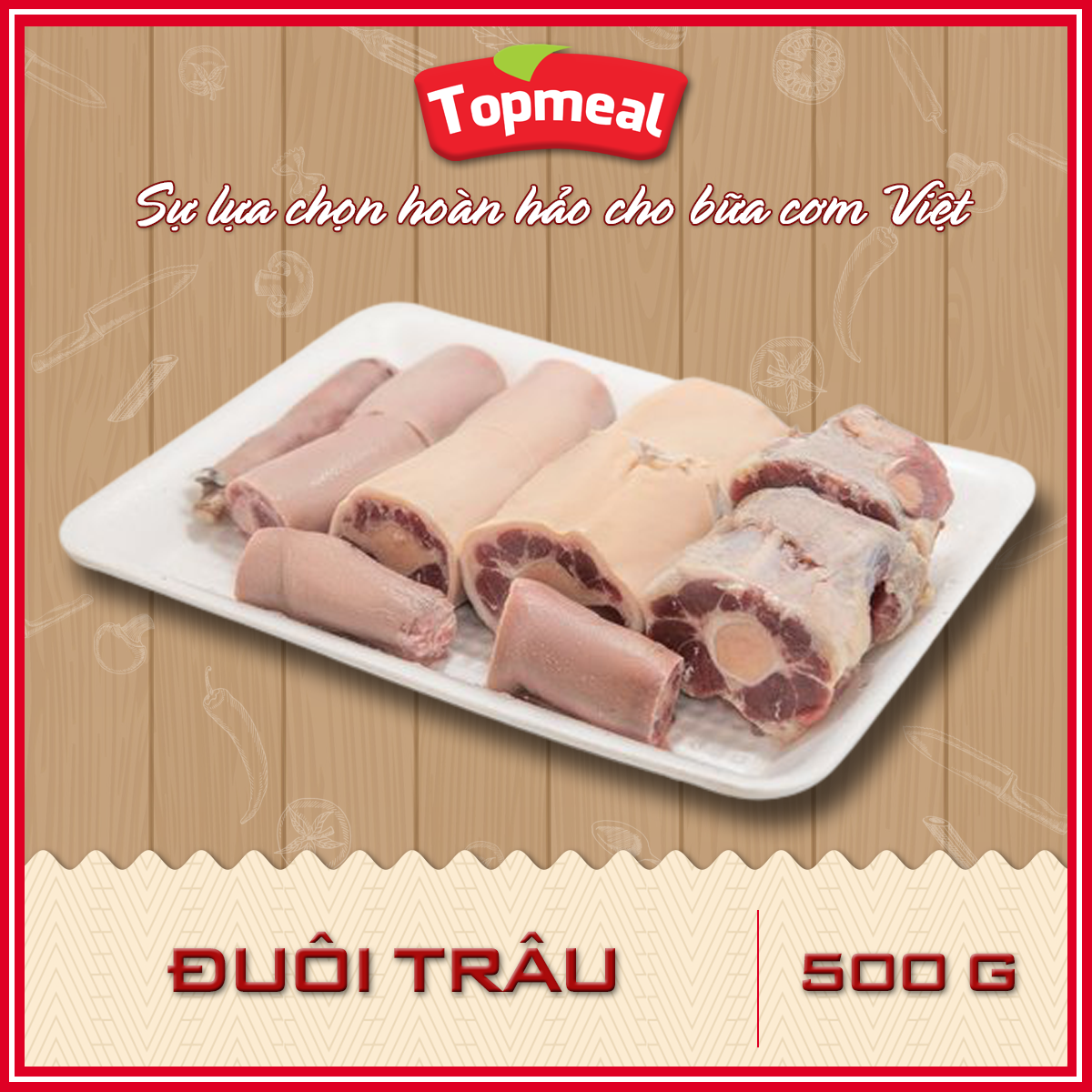 HCM - Đuôi trâu (500g) - [Giao nhanh TPHCM]