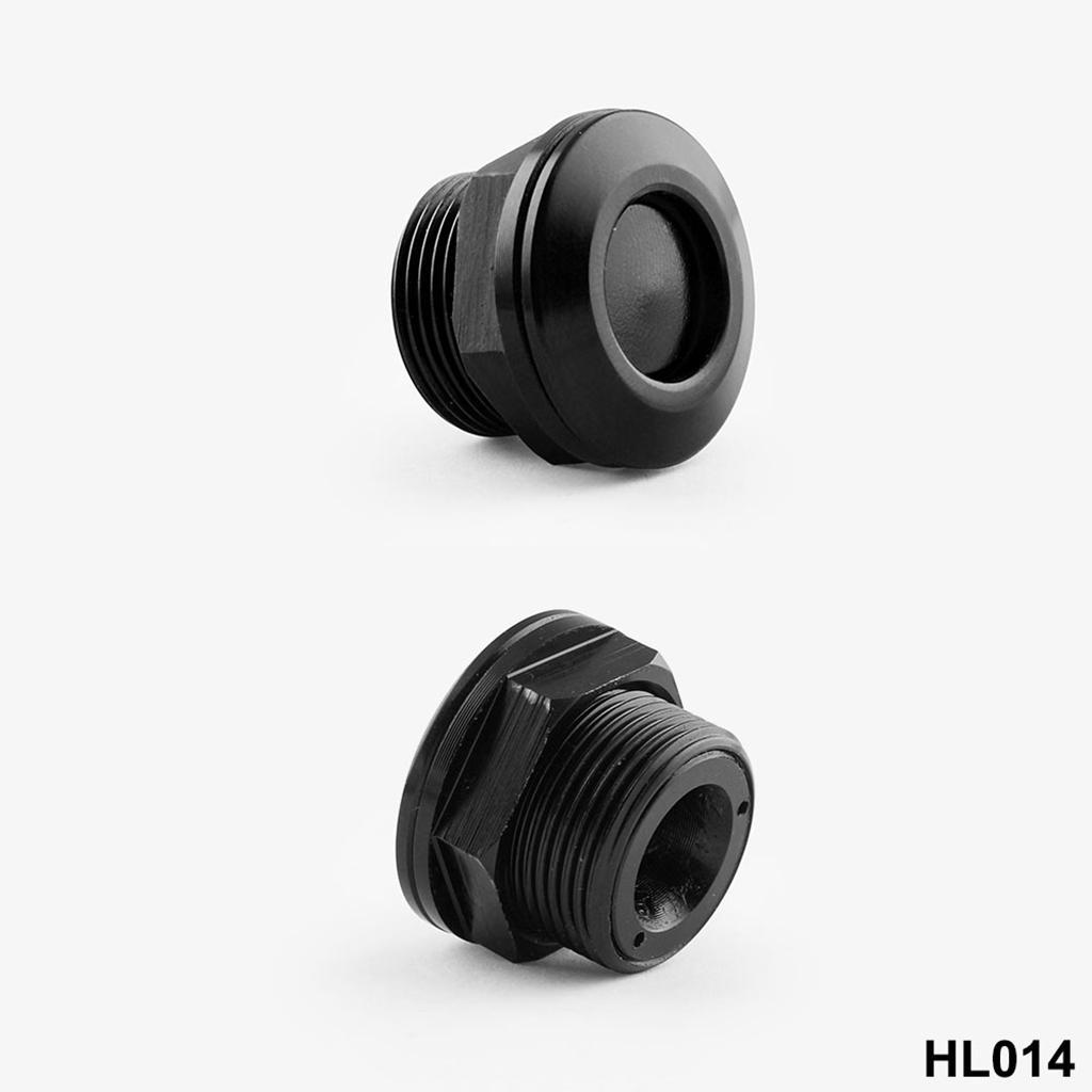 8x Car Bonnet Hood Latch Pin Locking Kit Push Button Quick Release 7/8 Black