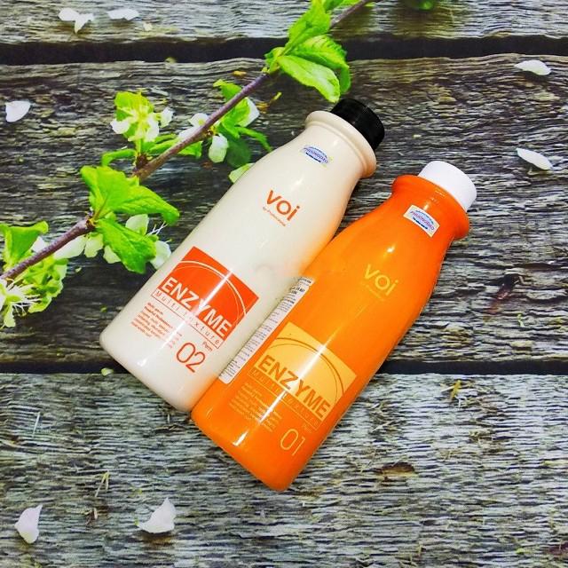 Thuốc Uốn Tóc Thảo Dược Đa Năng Enzyme Multi Texture 2x500ml Tặng móc khoá