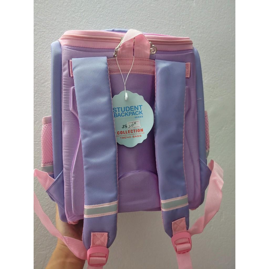 Cặp/ Balo chống gù tiểu học cho bé gái cấp 1 hàng siêu nhẹ, siêu êm