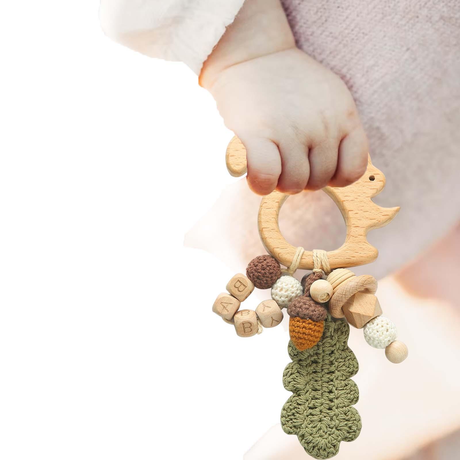 Baby Rattle Toy Stroller Toy Music Rattle Montessori Toys for Birthday Gifts