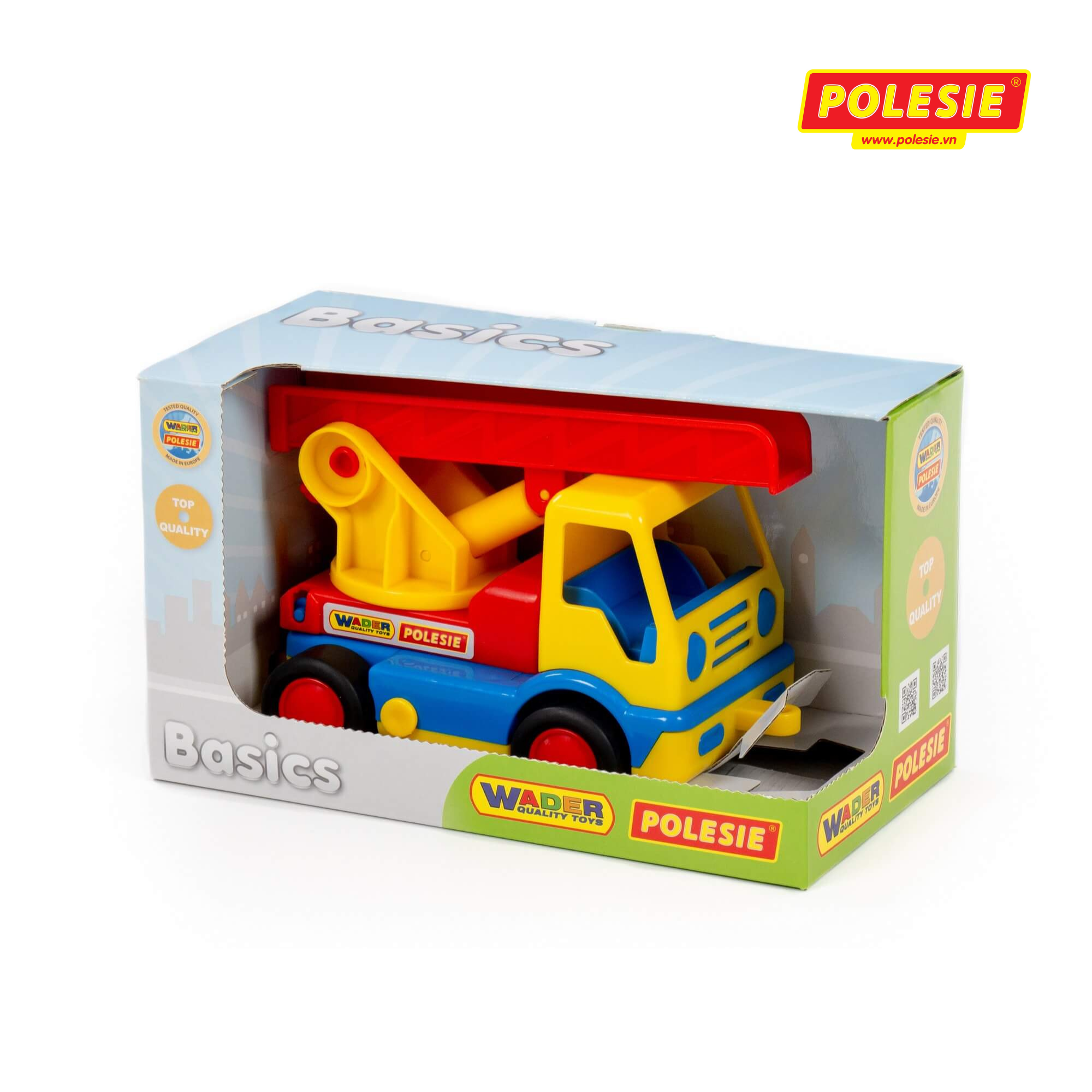 Xe cứu hỏa đồ chơi Polesie 38166 - Hàng Chính Hãng Nhập Khẩu Châu Âu