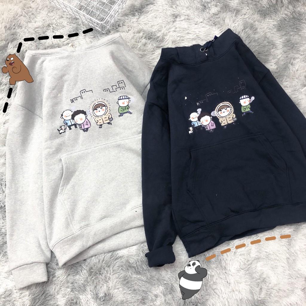 Áo Hoodie in hình Cậu bé - ẢNH THẬT