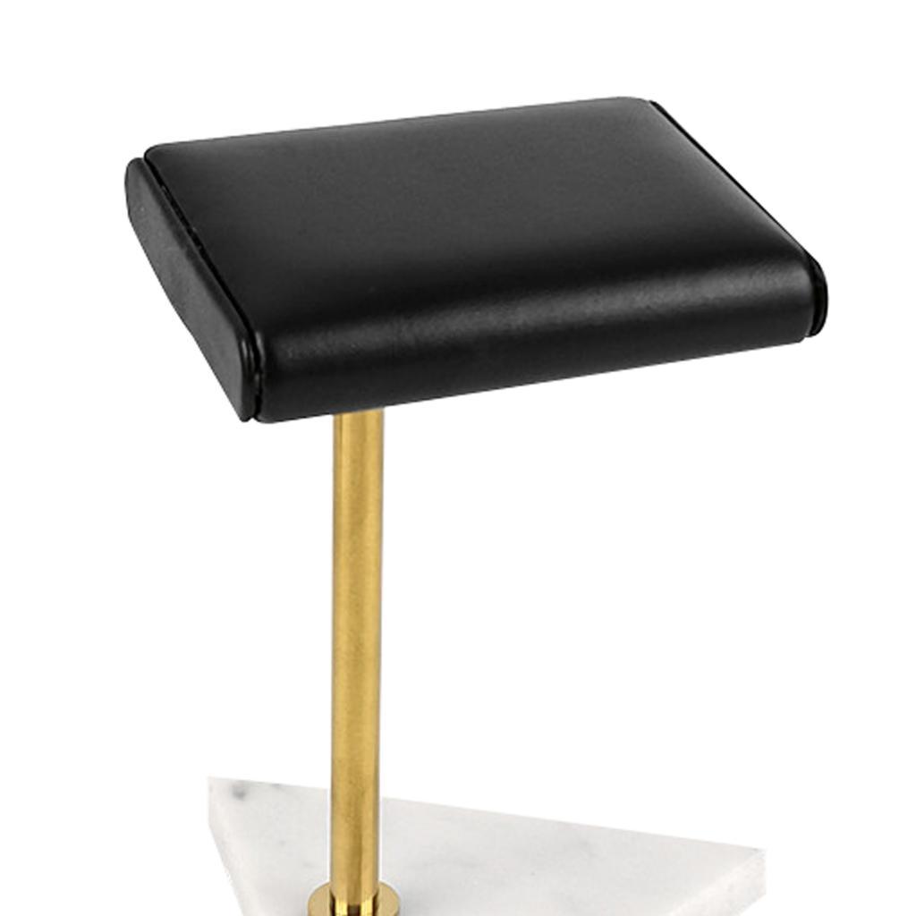 Stable Marble & PU Leather Watch Holder Display Stand for Showcase