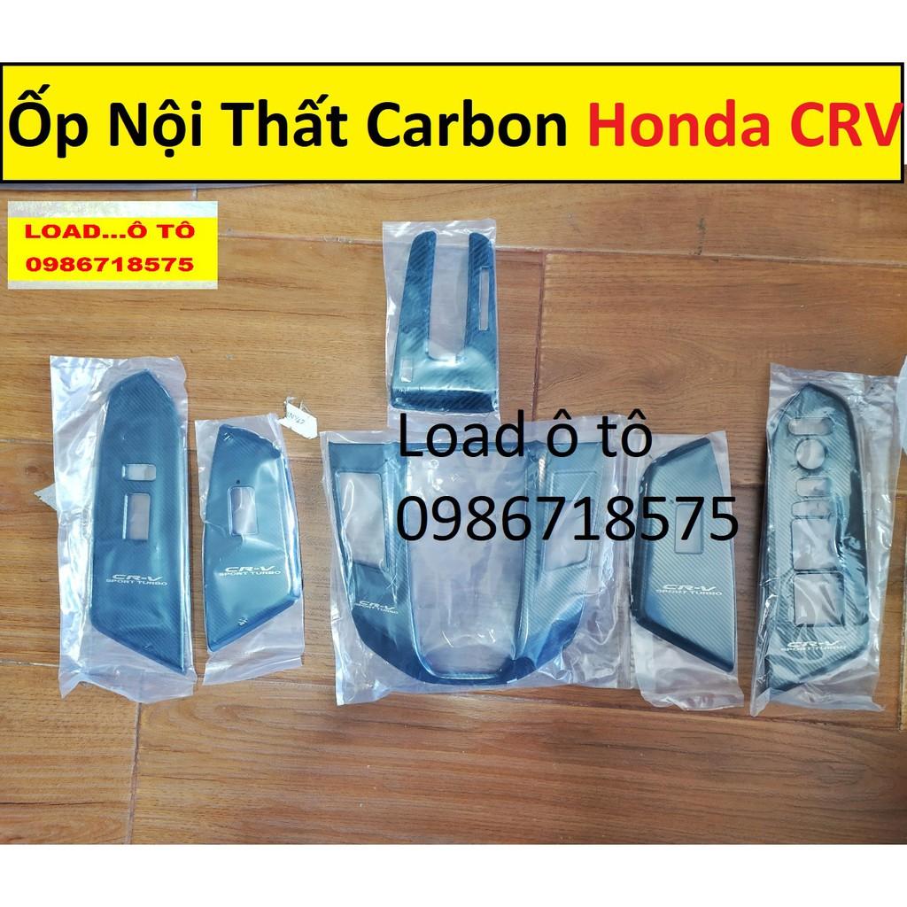 Ốp Nội Thất Carbon Xe Honda CRV 2022-2018 Cao Cấp Nhất Thị Trường