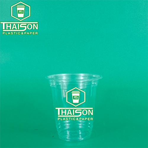 Ly Nhựa PET Nắp Cầu 300ml Được In Thương Hiệu Theo Yêu Cầu Cho Quán Trà Sữa, Cà Phê