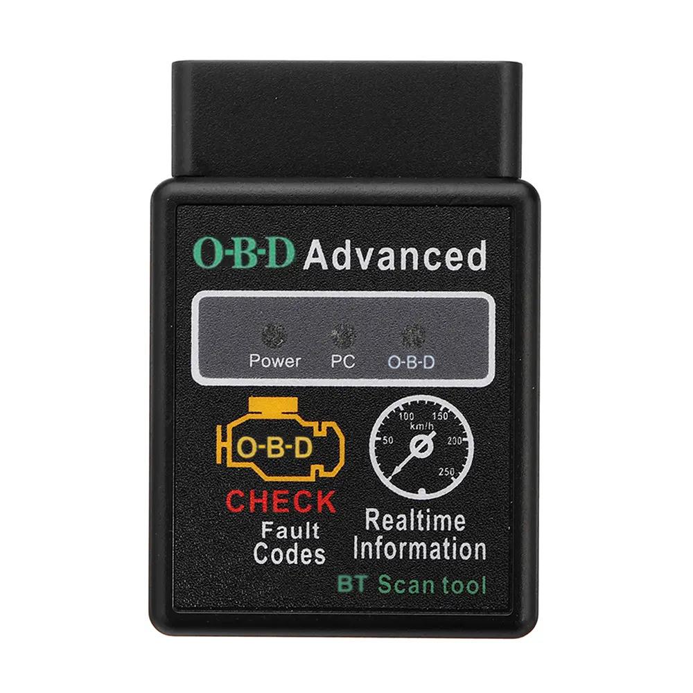 Car Diagnosis Scanner V2.1 OBD-2 HH O-B-D ELM327 Works Android Torque BT ELM327 HH O-B-D Interface ELM327