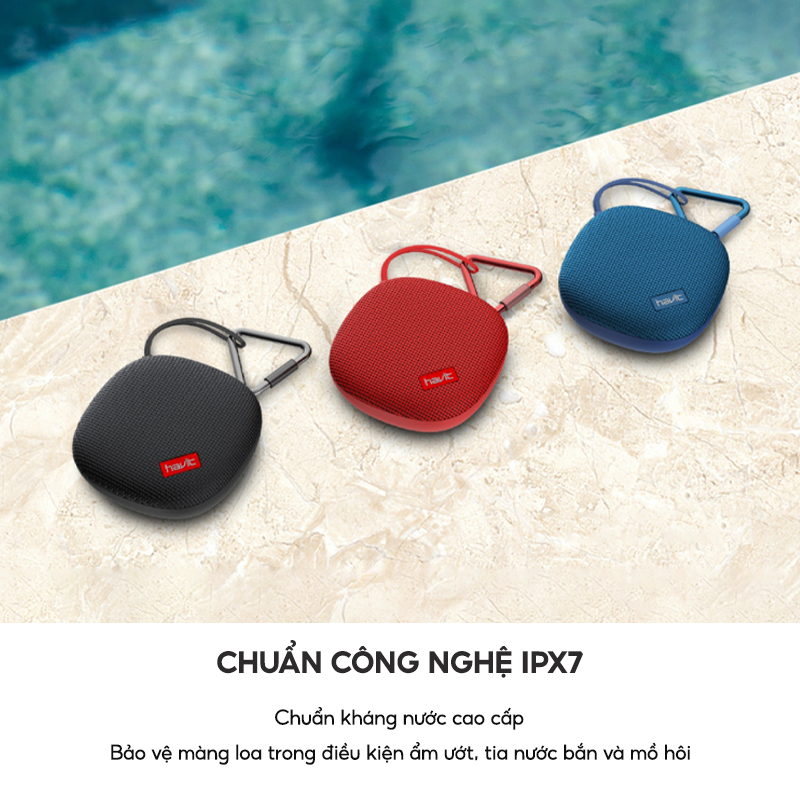 Loa Bluetooth HAVIT M65 Thiết Kế Nhỏ Gọn, Chuẩn IPX7, Công Suất 5W, Nghe Đến 15H - Hàng Chính Hãng