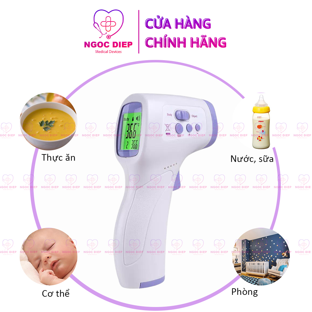 Nhiệt kế điện tử hồng ngoại OROMI CK-T1501 - Máy đo thân nhiệt - Hàng chính hãng