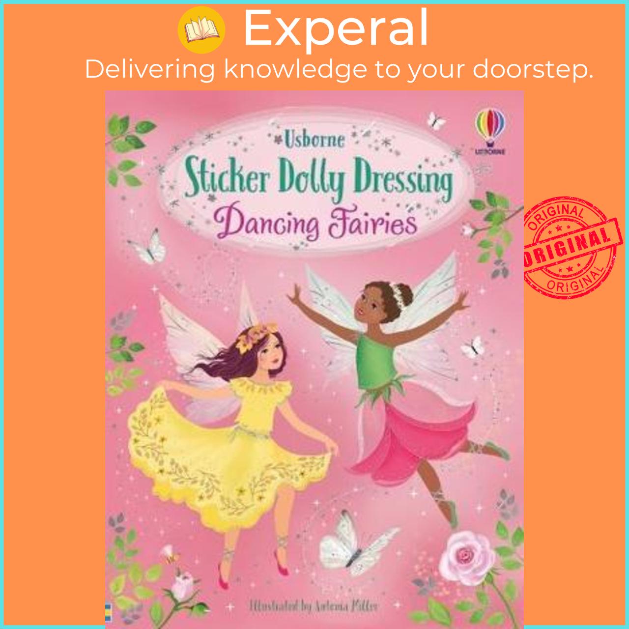 Sách - Sticker Dolly Dressing Dancing Fairies by Fiona Watt (UK edition, paperback)