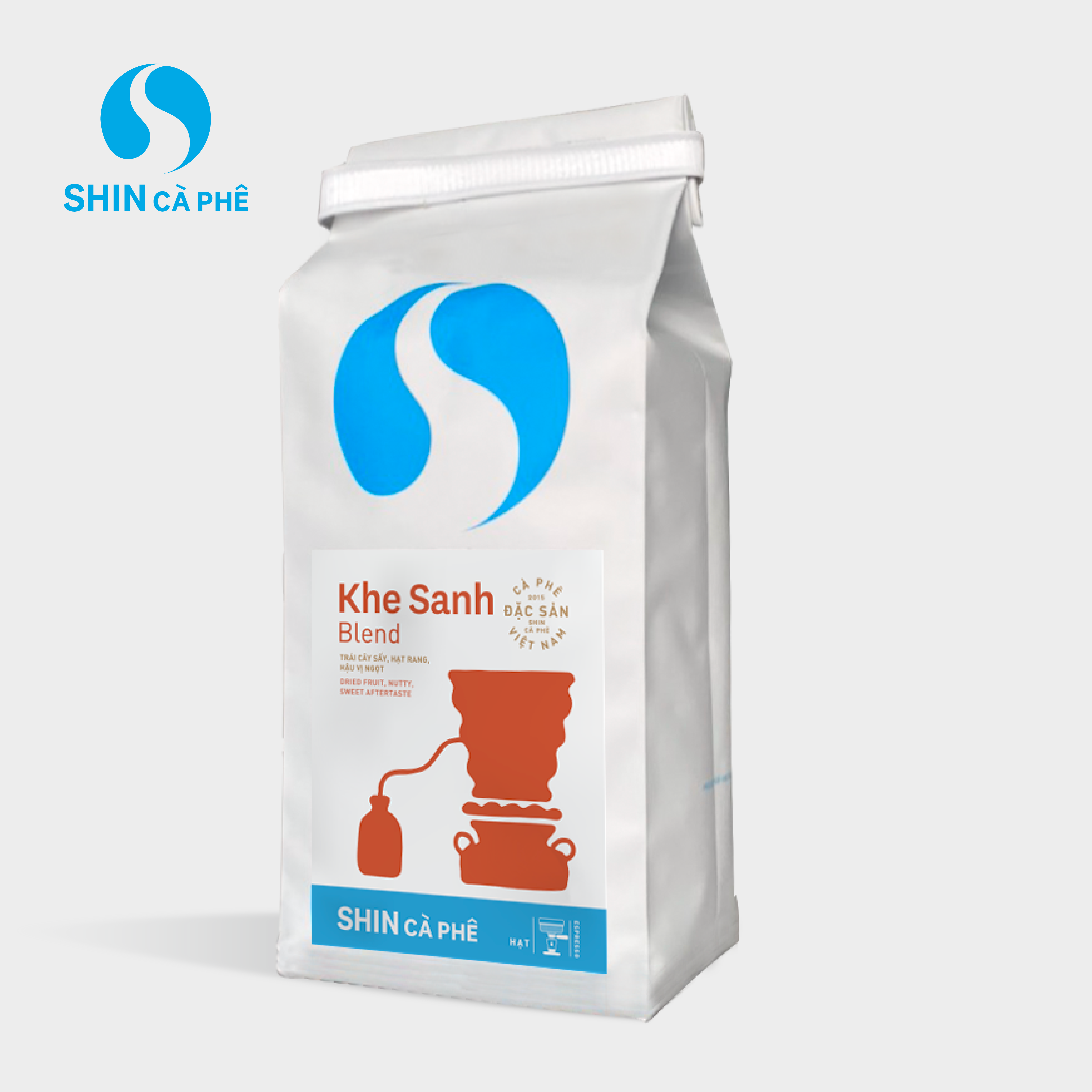 SHIN Cà Phê - Khe Sanh Blend 250g Hạt -Cà Phê Đặc Sản Pha Máy