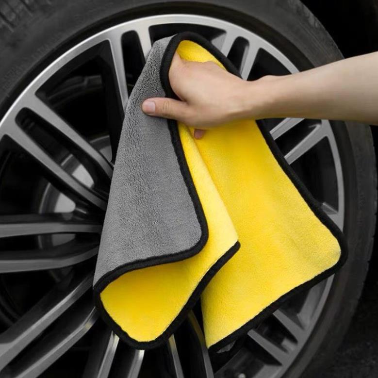 Set 10 khăn lau đa năng siêu thấm nước, khăn lau bếp 2 lớp dày dặn siêu thấm hút