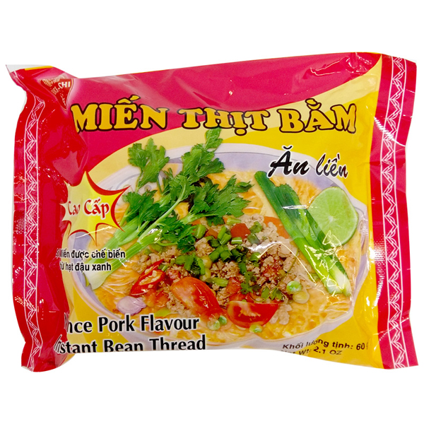 Miến thịt bằm Vina Bích Chi - Thùng 30 gói 60g