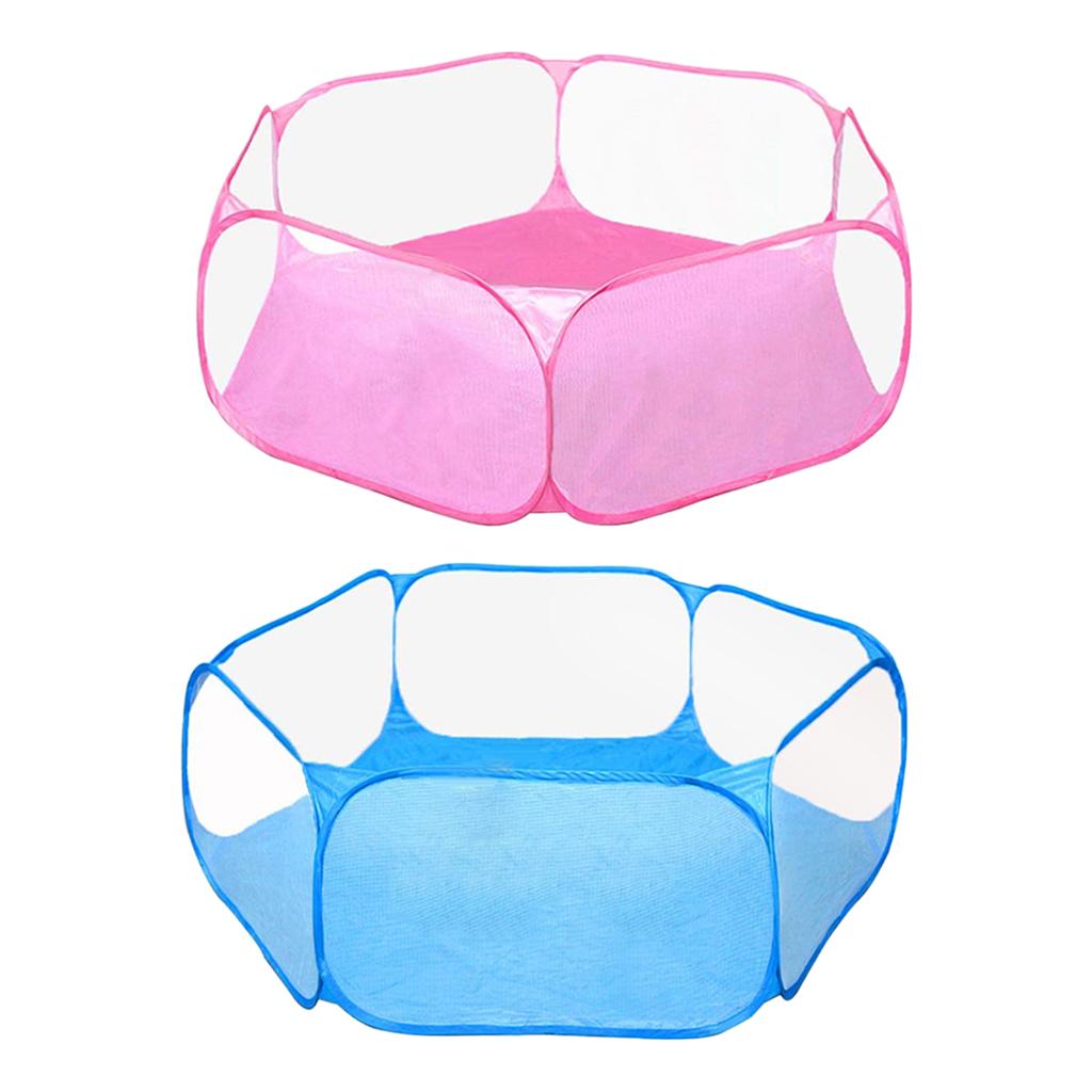 4x Foldable Play Pen Cage Hamster Rabbit Guinea Pig Gerbil