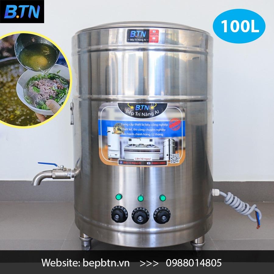 Nồi hầm xương nấu phở điện dung tích 100L BTN