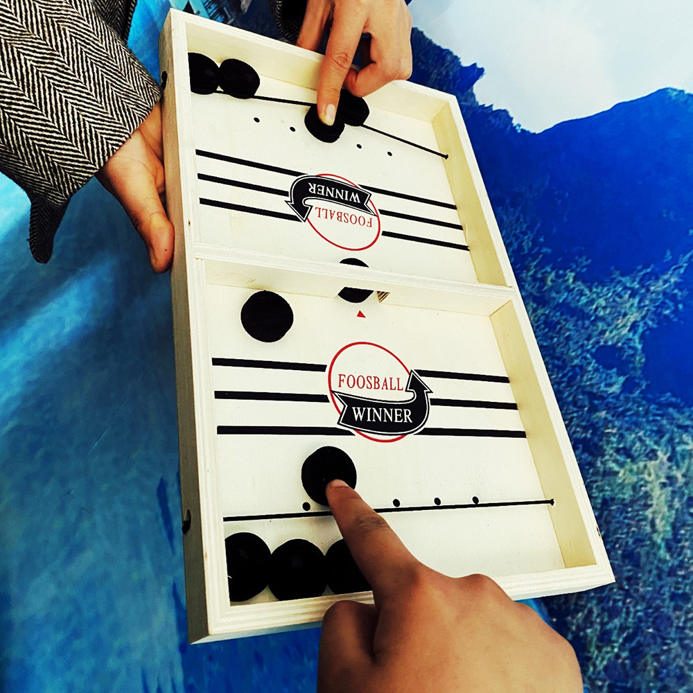Bộ Cờ Búng - Bắn Bi Xuyên Lỗ Bằng Gỗ Foosball Winner