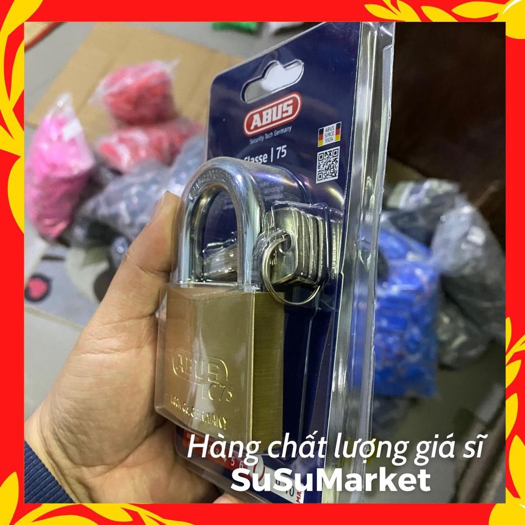 Ổ khoá ABUS EC75 | Đồng thau nguyên khối | 4 tầng bi chống dò chìa |