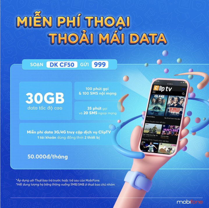 Sim shipper MobiFone chính hãng 3CF50 - Rẻ bất ngờ