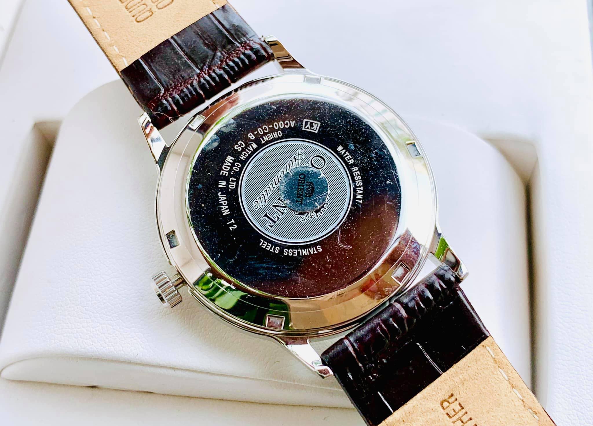 Đồng hồ nam dây da Orient FAC00005W0