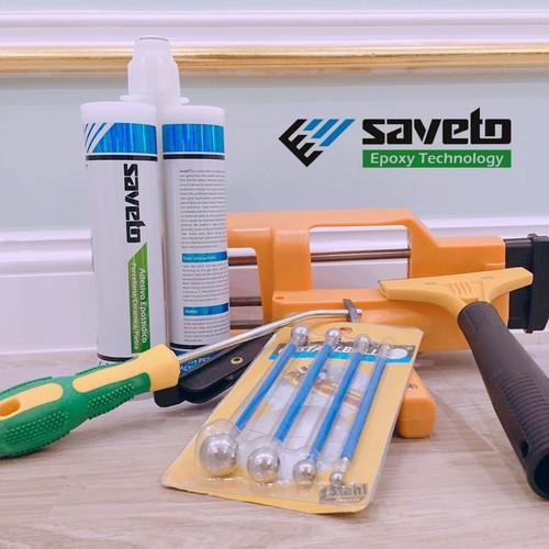 Bảng Màu Keo Chít Mạch Saveto - Keo chà ron Saveto epoxy 2 thành phần