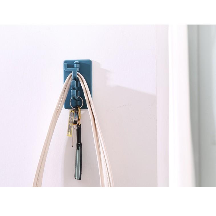 Combo 4 Móc Treo Đồ Dán Tường Đa Năng 4 Chấu