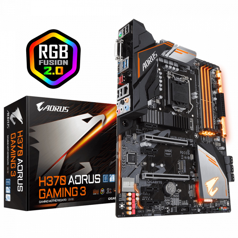 Bo Mạch Chủ Mainboard GIGABYTE H370-Aorus Gaming 3 (SK1151) - Hàng Chính Hãng