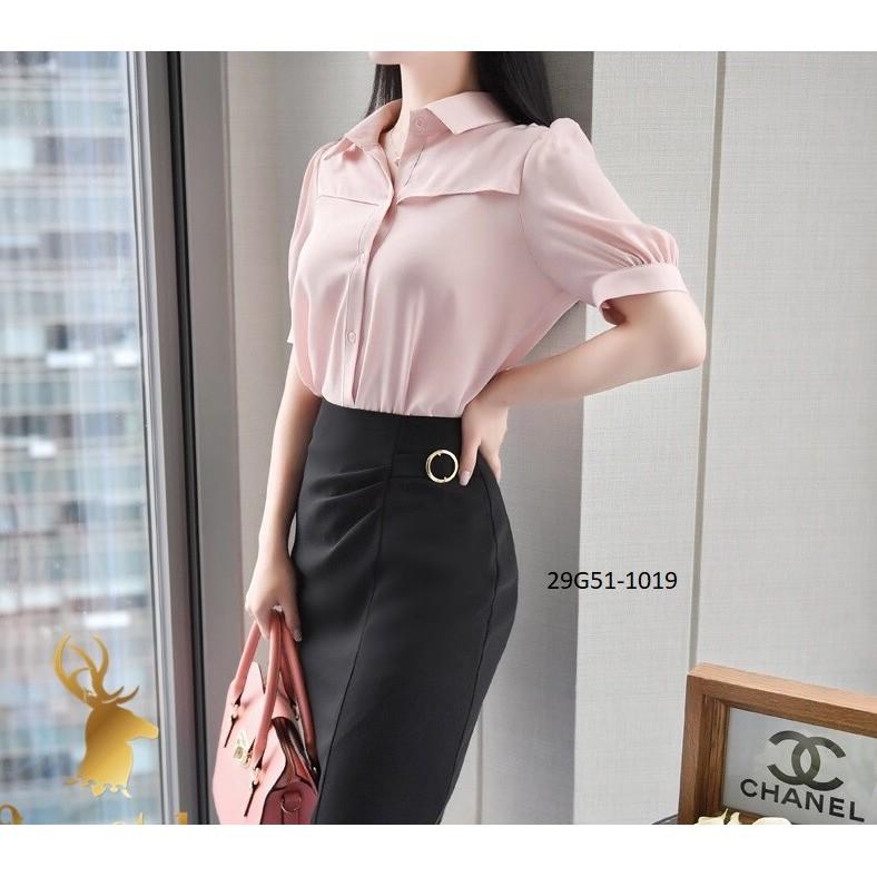 G51-1019 ÁO SƠ MI NỮ HÀN QUỐC CAO CẤP