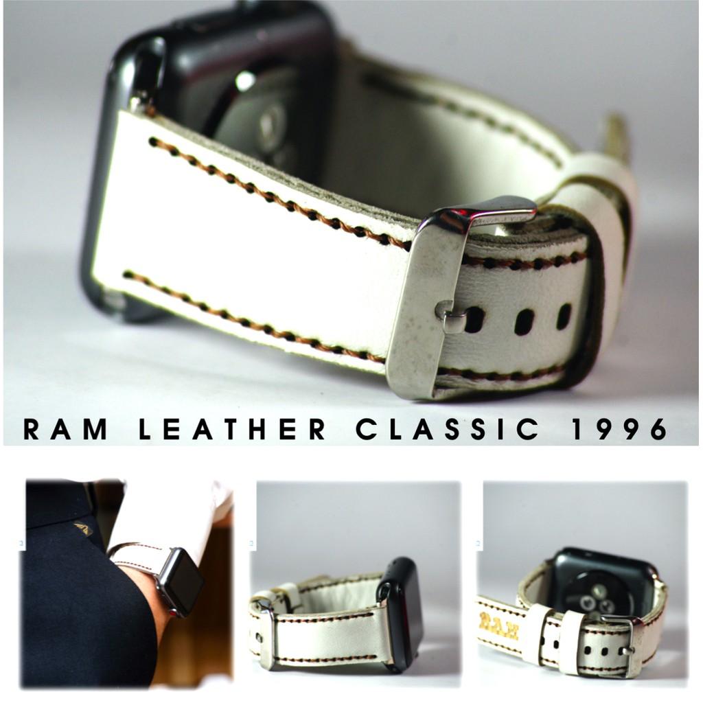 Dây đồng hồ RAM Leather da dê trắng - RAM classic 1996