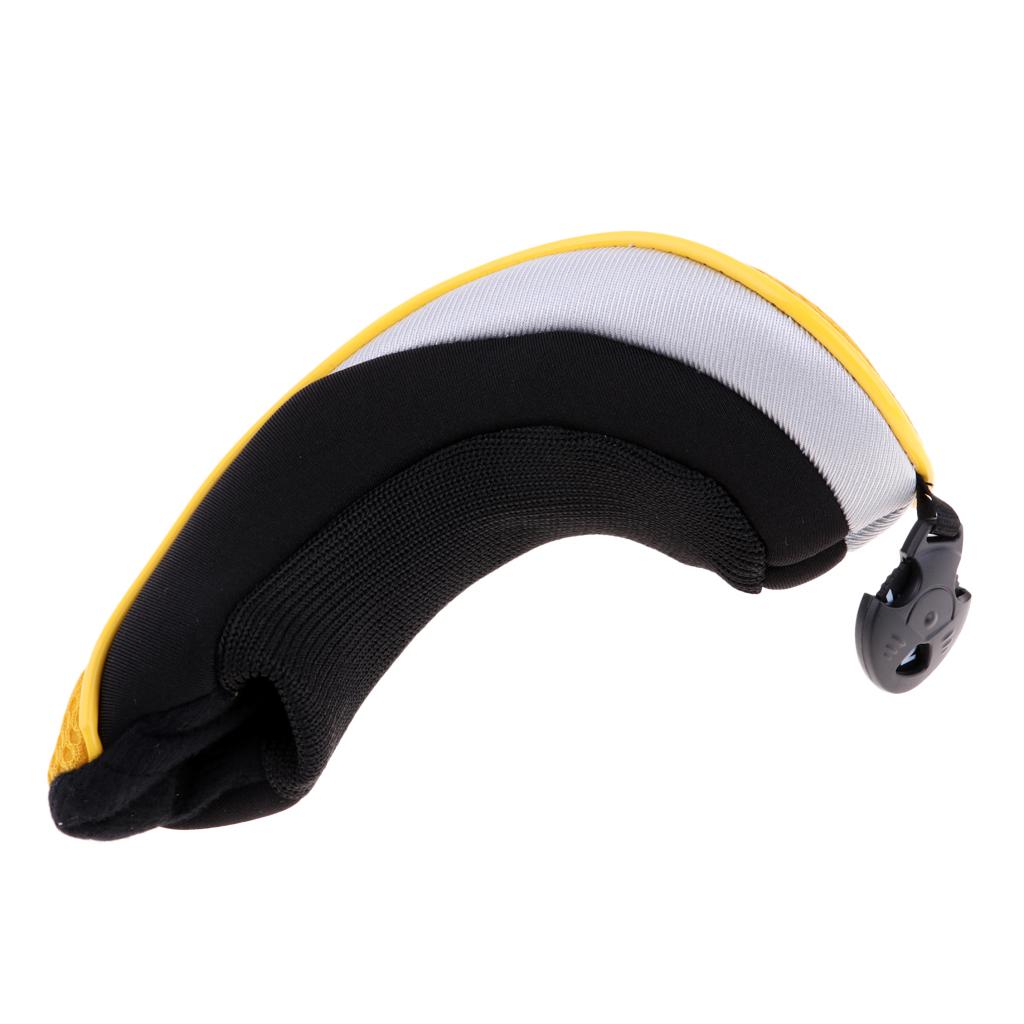 2xGolf Hybrid UT Club Rescue Head Cover Headcover with Number Tag Yellow