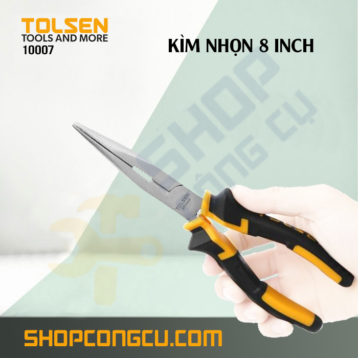 Kìm nhọn 8 inch Tolsen 10007