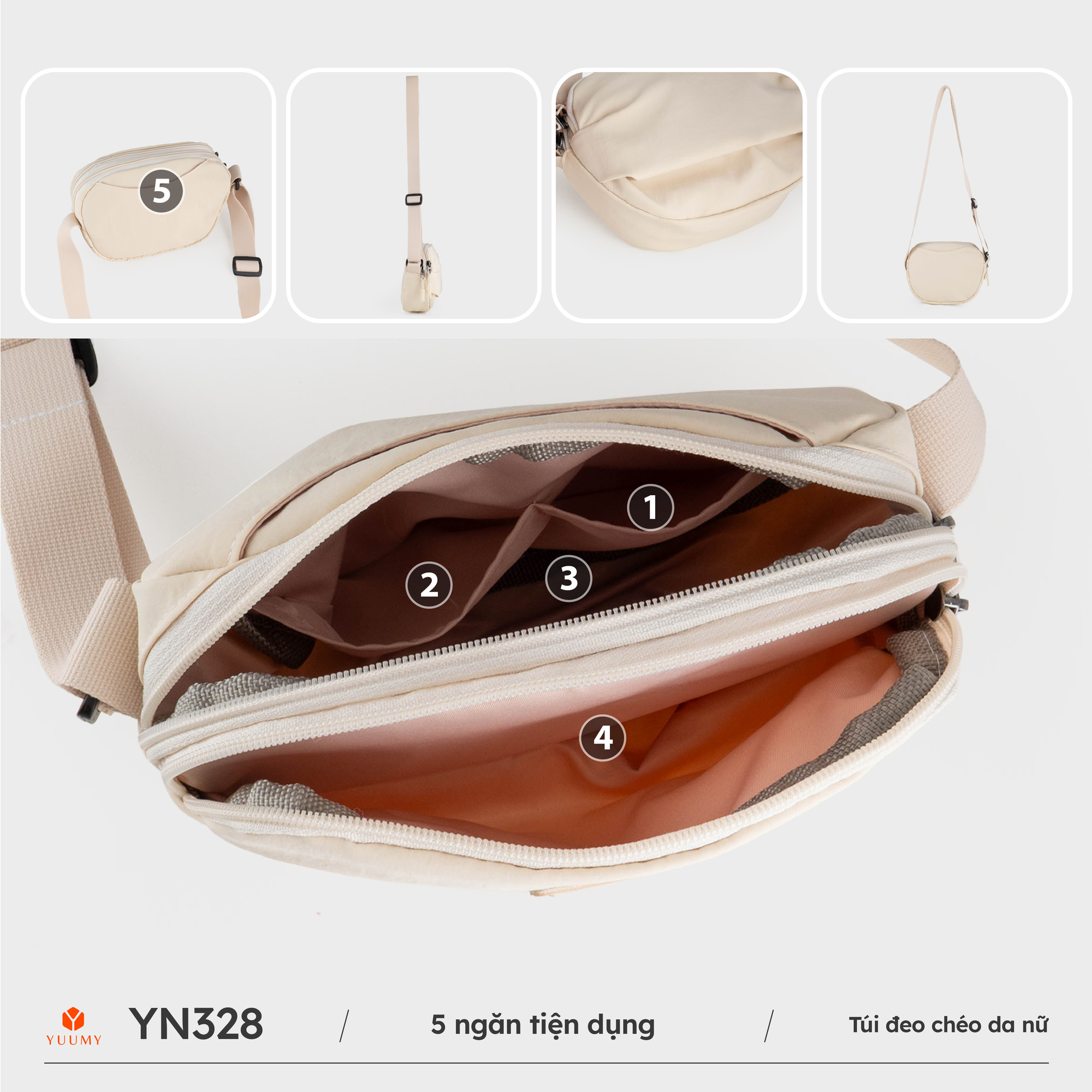 Túi đeo chéo nữ YUUMY YN328