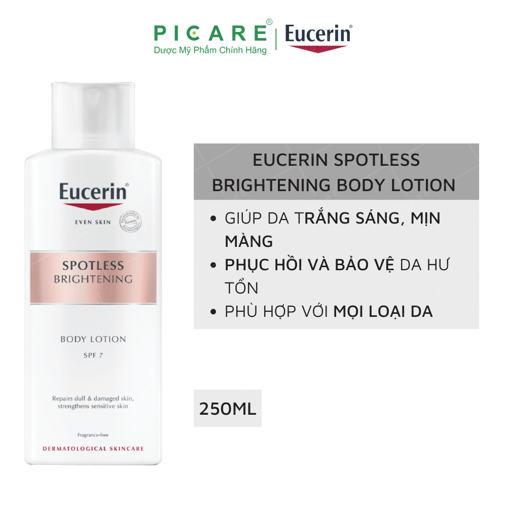 Sữa Dưỡng Thể Làm Sáng Da Eucerin White Therapy Body Lotion SPF 7