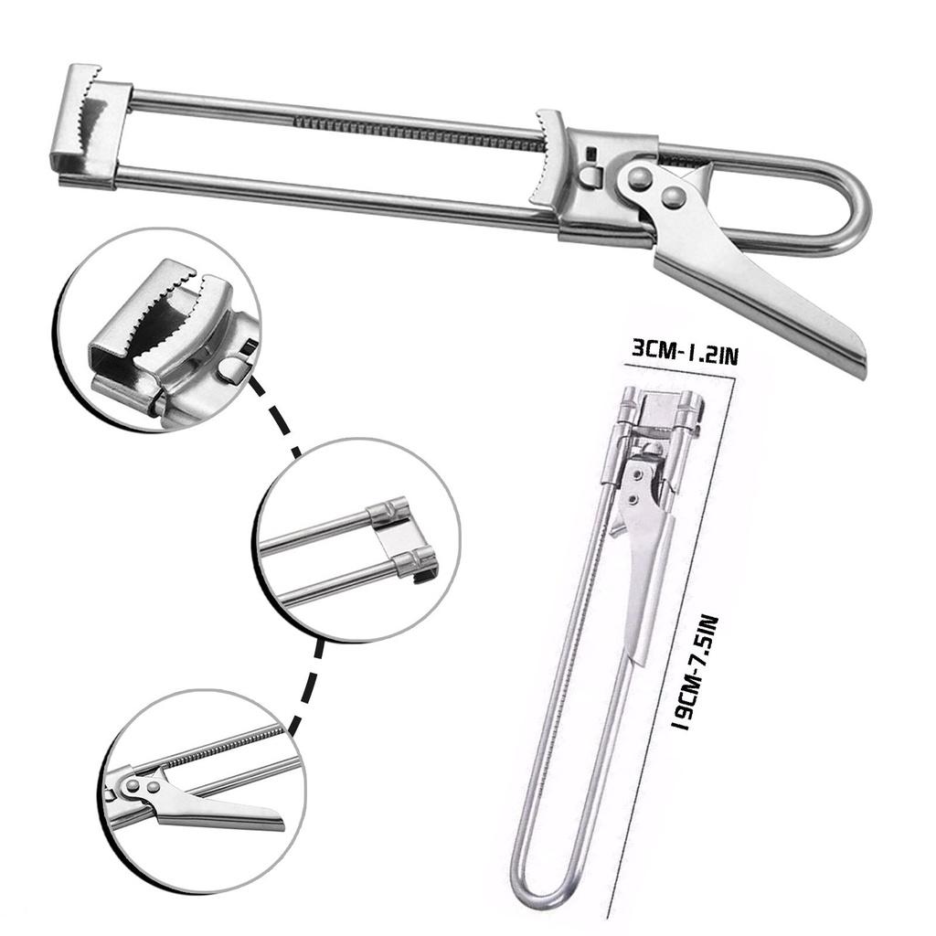 Safety Easy Stainless Steel Bottle Opener Adjustable Can Opener Bottle Opener Gadget Portable Kitchen Useful Tools Can Opening