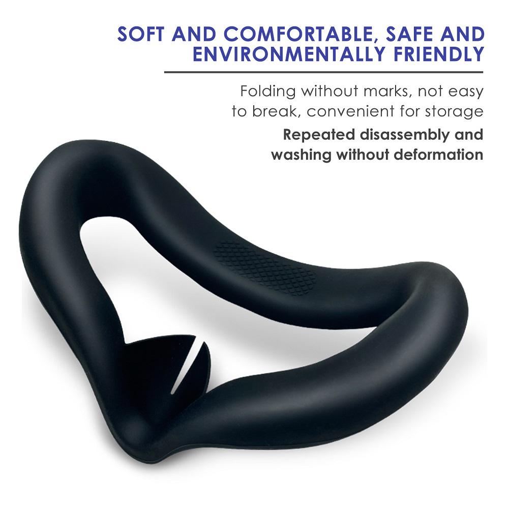 7 Pcs Vr Headset Accessories Protective Case Kit Anti-slip Anti-fall Handle Mask Host Cover Compatible For Oculus Quest2