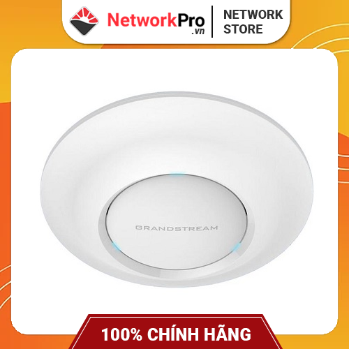 Bộ Phát WiFi Grandstream GWN7615 (Hàng Chính Hãng) - Hỗ Trợ 200+ User, Chuẩn AC MU-MIMO 1,75Gbps (Không Kèm Nguồn)