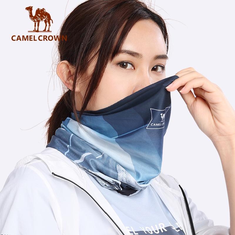 CAMEL CROWN Khăn Choàng Cổ Thần Kỳ Chống Tia Uv Bảo Vệ Mặt Và Cổ Cho Nam Nữ Khi Hoạt Động Thể Thao Ngoài Trời