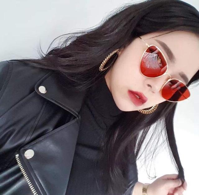 Kính râm thời trang mắt mèo size lớn nhiều màu hot hit