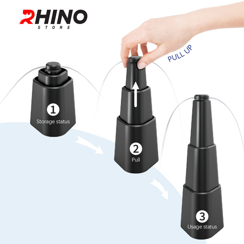 Quạt đuổi ruồi, muỗi Rhino F601 dùng pin AAA ( sản phẩm chưa kèm pin) trong nhà ngoài trời
