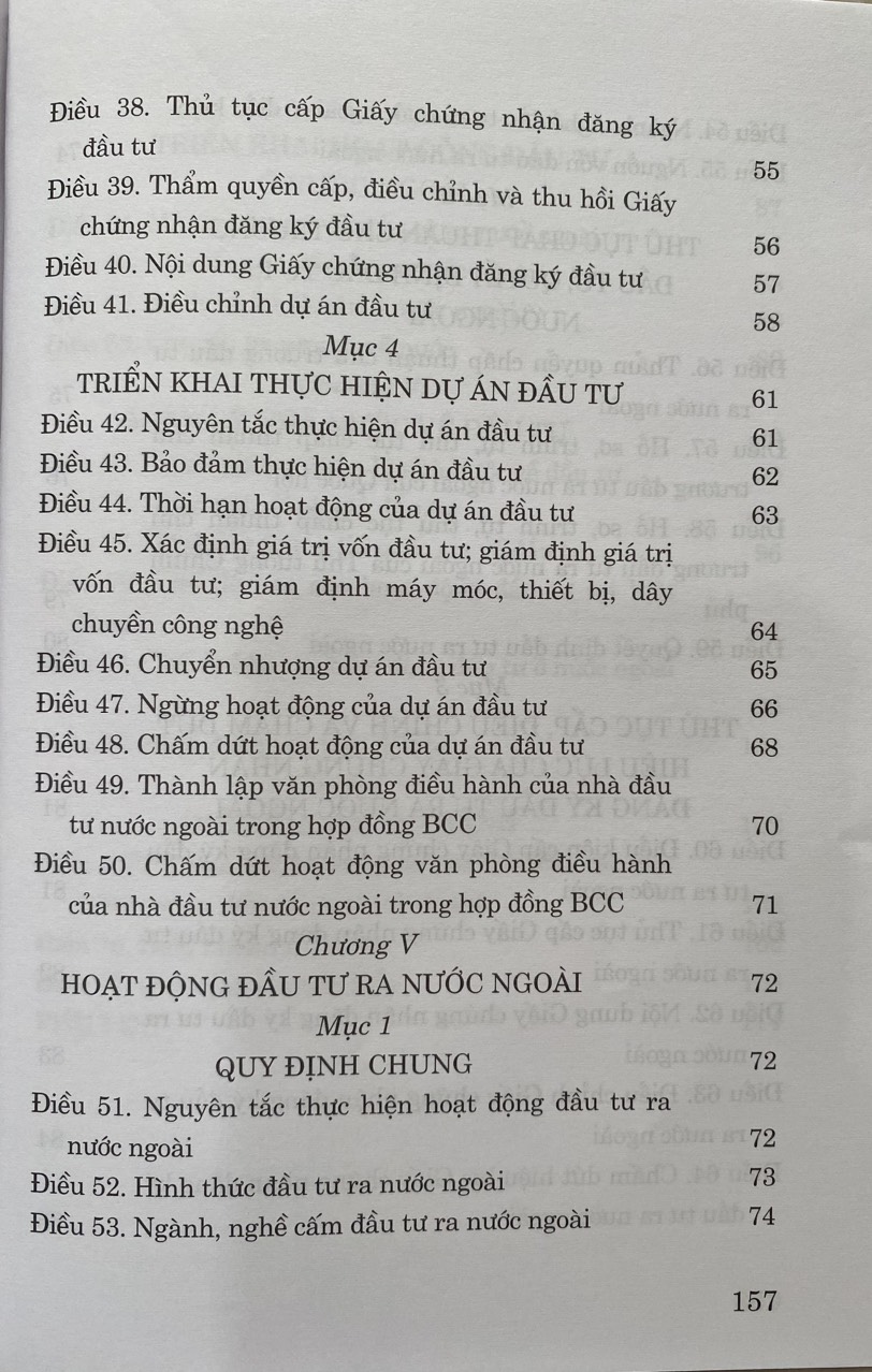 Luật Đầu Tư năm 2020 ( Sửa đổi, bổ sung năm 2020, 2022, 2023,2024 )