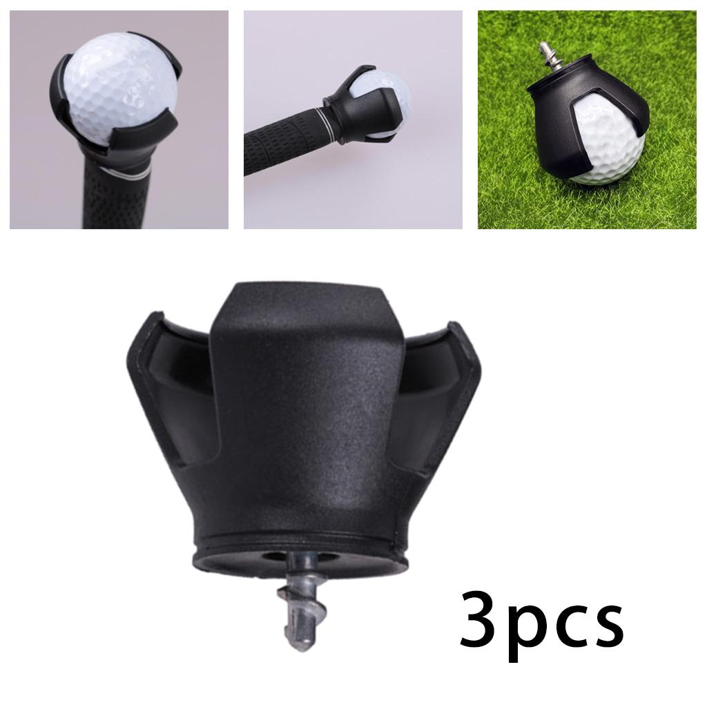3pcs Golf Ball Pick Up Tool Retriever Grabber Claw Sucker Ball Picker Putter
