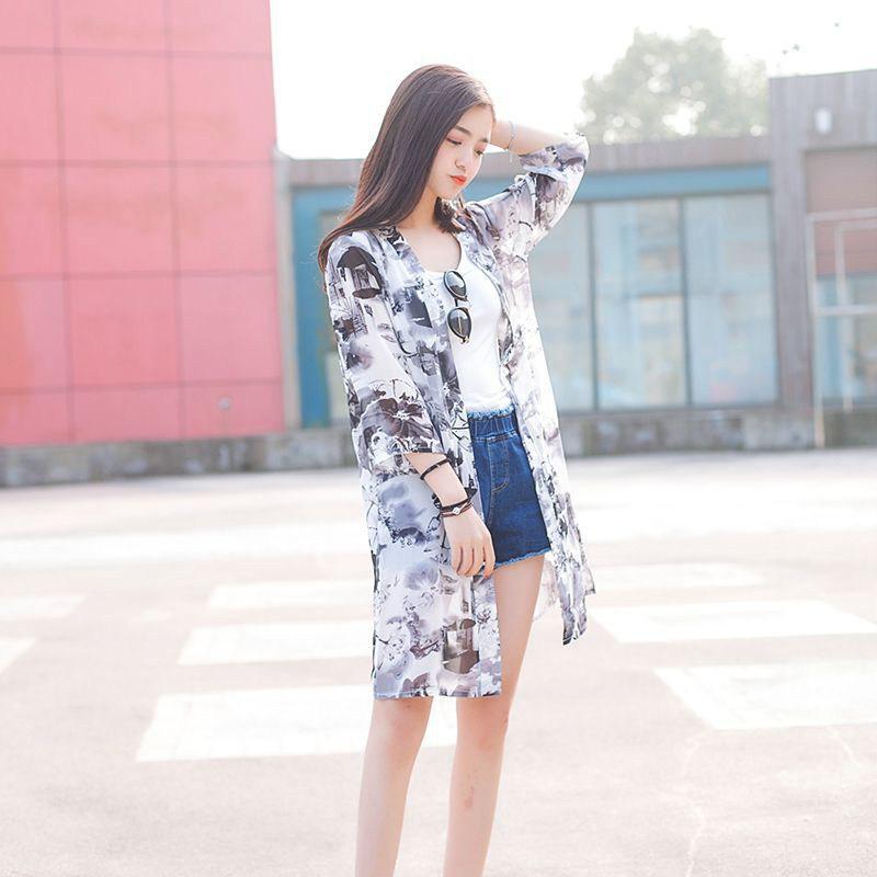 Áo khoác cardigan chiffon nữ chống nắng
