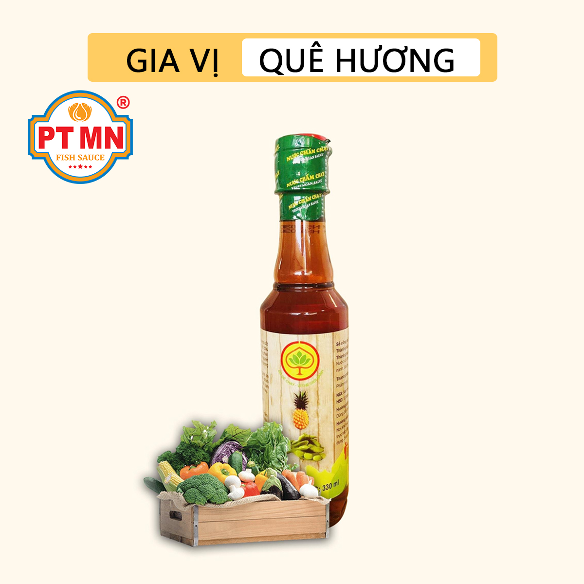 Nước mắm chay Bồ Đề từ quả thơm 330ml