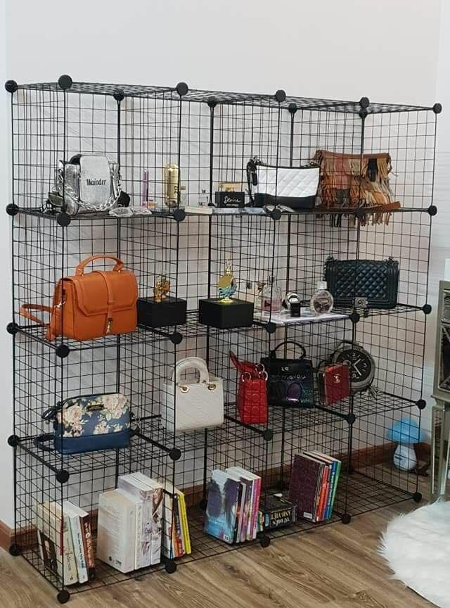 Kệ Lưới Sắt Lắp Ghép 30 ô