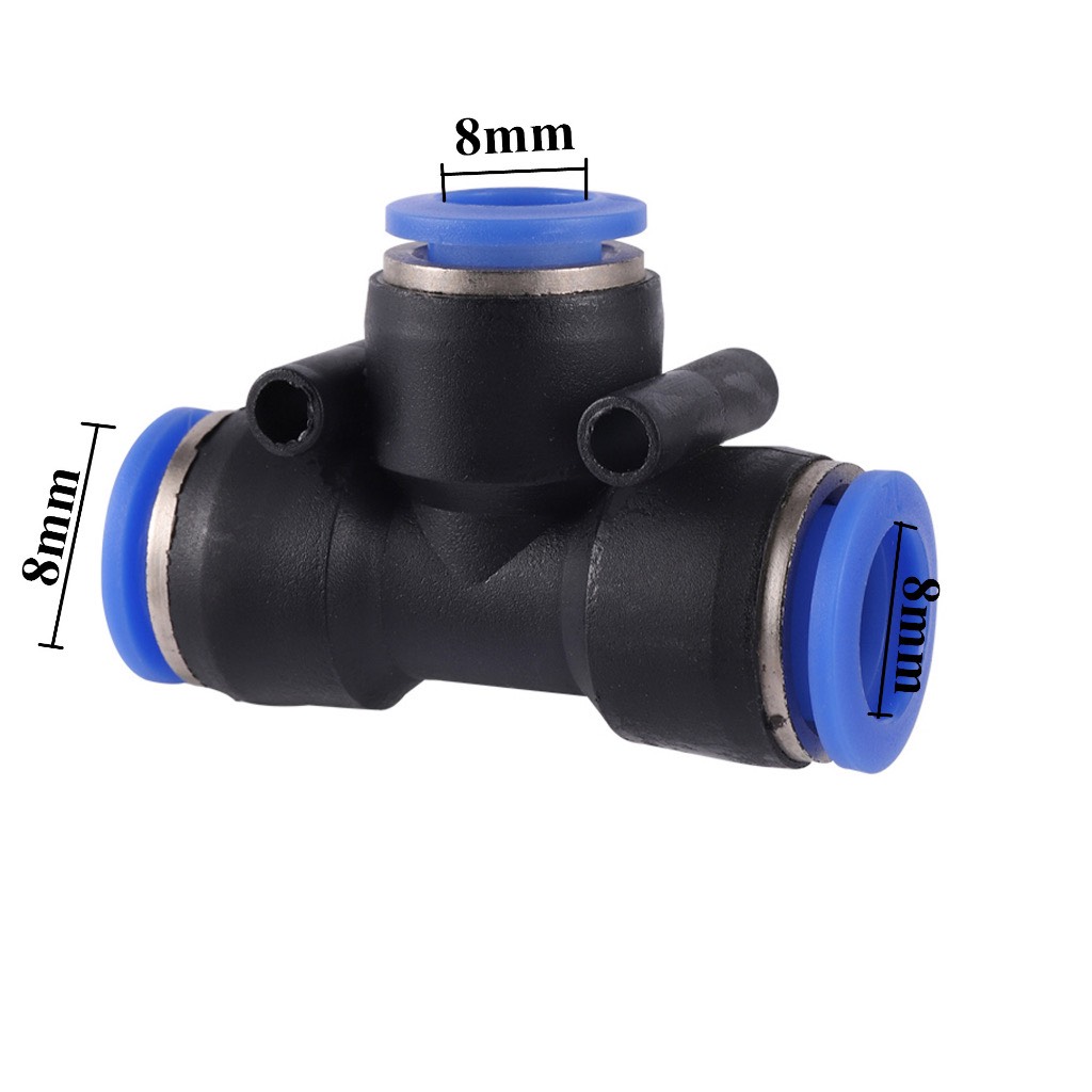 Béc phun sương cao cấp có chân đỡ uốn cong kết nối ống 8mm